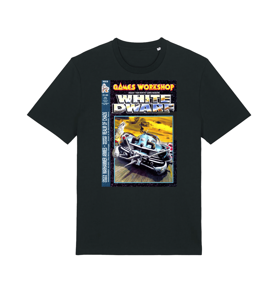 Black Printed T-shirt Front